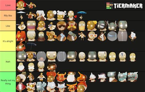 Sky: COTL - ALL Seasonal & Event Cosmetics Tier List (Community ...