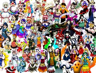 Create a Touhou Project Characters (Official art) (As of August 2023 ...