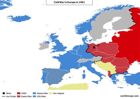 Cold war map of Europe in 1961 Europe Map, Historical Maps, Cold War, Greece, Abstract Artwork ...