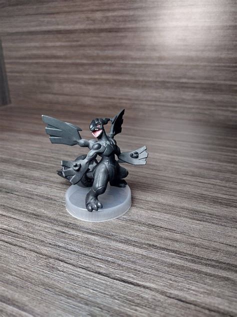 2011 Pokemon Zekrom Figure Black and White With Stand - Etsy