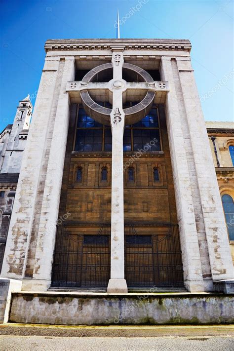 Belfast Cathedral Celtic Cross — Stock Photo © zastavkin #6746202