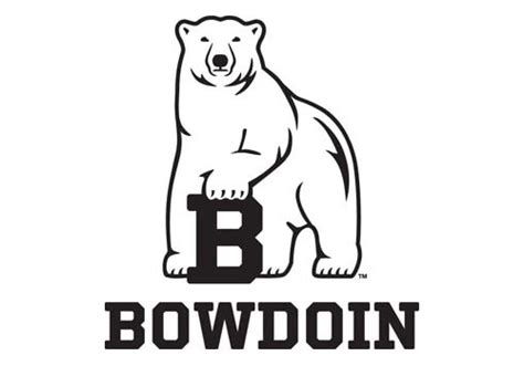 Bowdoin college, Polar bear logo, College logo