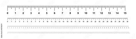 Measuring Rulers, centimeters. ruler 100 cm. measuring tool. isolated on white background Stock ...