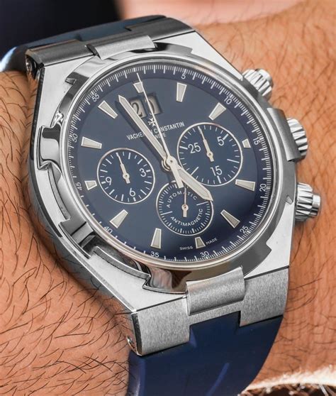 Vacheron Constantin Overseas Chronograph Blue Watch Hands-On | aBlogtoWatch