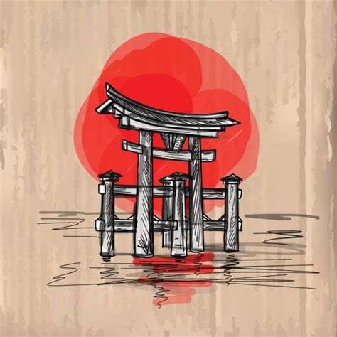 Royalty Free Torii Gate Clip Art, Vector Images & Illustrations - iStock