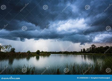 Arcus cloud phenomenon stock image. Image of travel - 245850365