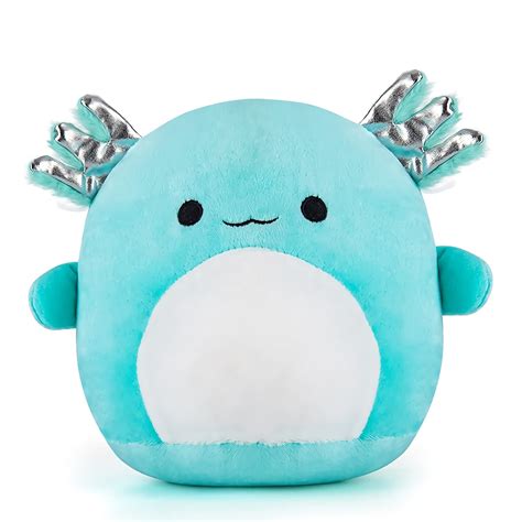 Buy Axolotl Pillow Plush Compatible with Axolotl Squishmallow Axolotl Plushie Blue Axolotl ...