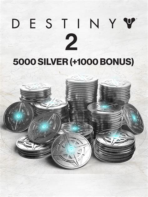 5000 (+1000 Bonus) Destiny 2 Silver - Epic Games Store