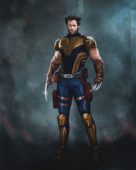 Hriday Raktim Baruah - Wolverine joins the MCU. Concept art by Hriday Raktim Baruah