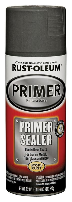 Rust-Oleum 249321 Automotive Primer Sealer, 12 oz, Liquid, Gray