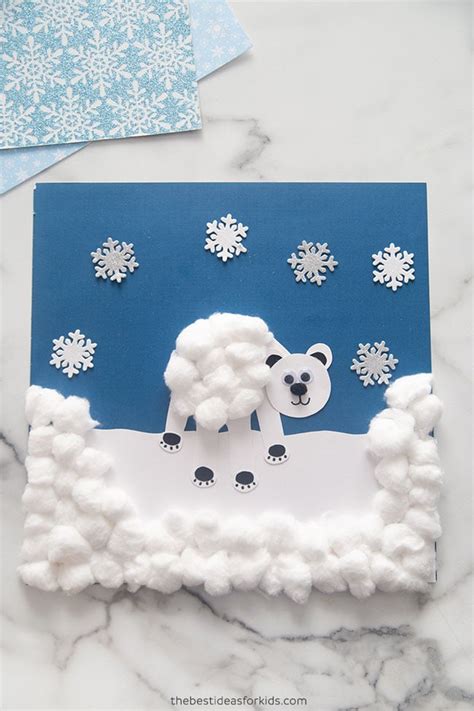 Polar Bear Handprint - The Best Ideas for Kids