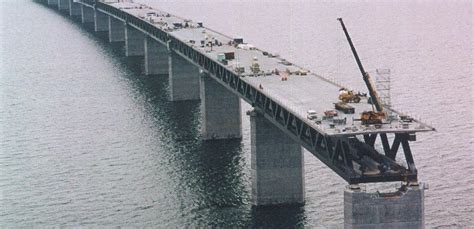 The Öresund Bridge when under construction | Öresund bridge, Bridge ...