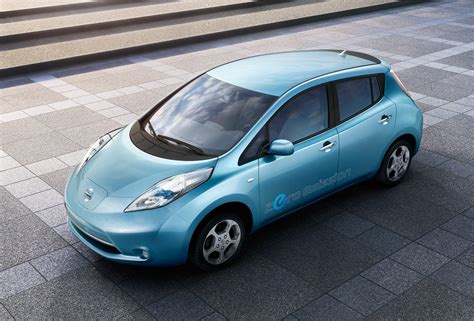 Nissan all-electric leaf car