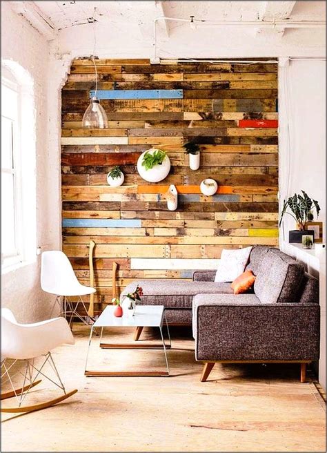 Used Barn Board Accent Wall Living Room - Living Room : Home Decorating Ideas #ZV8GJQryqa