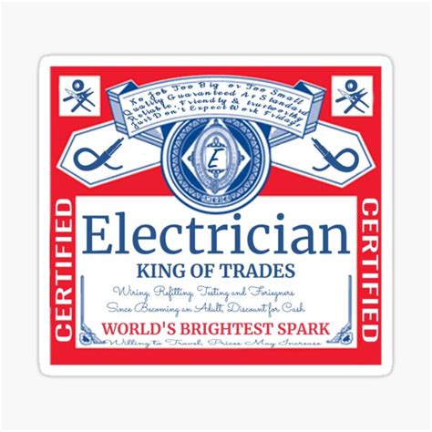 Electrician Stickers | Redbubble