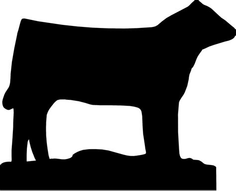 Show Steer Silhouette at GetDrawings | Free download