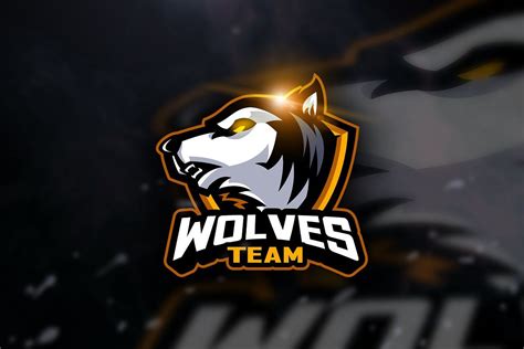 Wolf Team - Mascot & Esport Logo by AQR Studio on @creativemarket Wolf ...