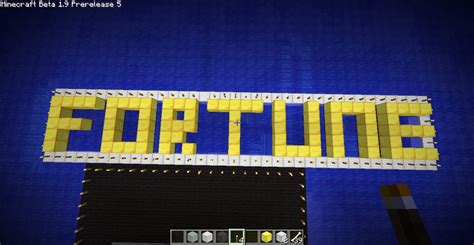 Fortune 4 Minecraft Map