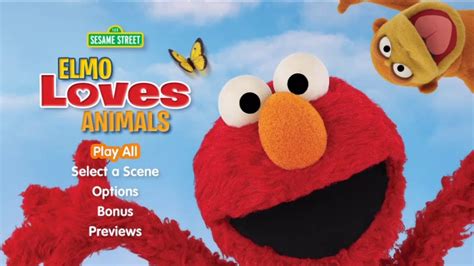 Sesame Street: Elmo Loves Animals - DVD Menu Walkthrough - YouTube