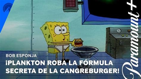 ¡Plankton CASI DESCUBRE la FÓRMULA SECRETA de la cangreburguer! 🍔 l Bob ...