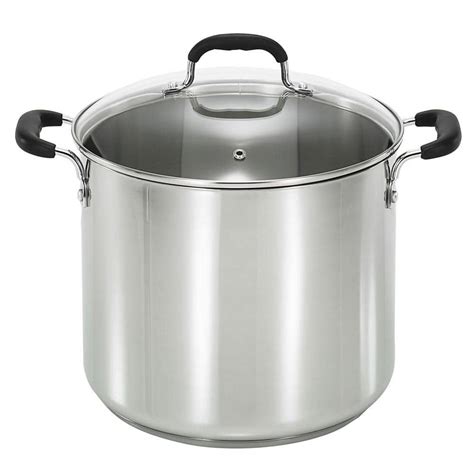 T-Fal Stock Pots & Slow Cookers 12 qt.Stainless Steel Stock Pot ...