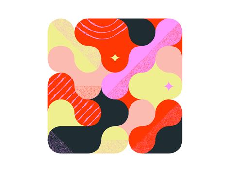 Color/Pattern Practice by Visual Jams on Dribbble