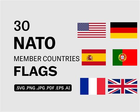 Nato Member States Countries Flag Maps Country Nation - vrogue.co