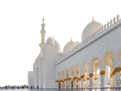 Sheikh Zayed Mosque In Abu Dhabi Uae Iconic Landmark Of Middle East, White, Landmark, Sheikh PNG ...