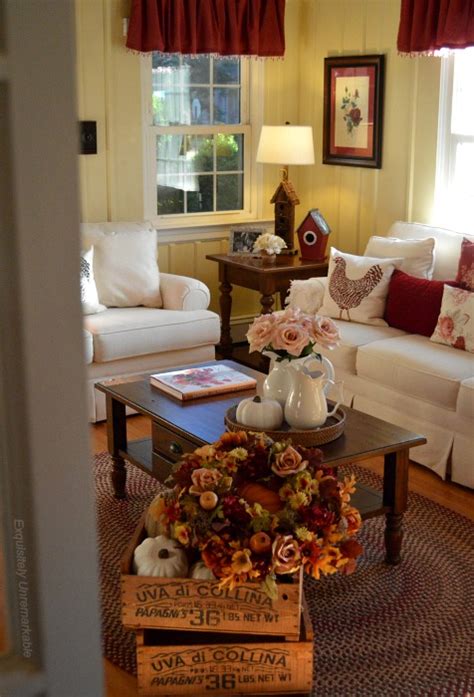 Cottage Style Fall Decor - Exquisitely Unremarkable