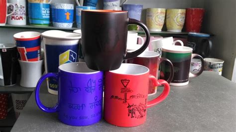 Custom mugs and Personalized mugs different desgin different mug shapes all here order online