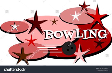 Mid-century Modern Bowling Alley Design Stock Vector (Royalty Free ...