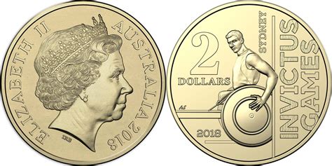 Invictus Games Circulating 2 Dollar Coin - The Australian Coin ...