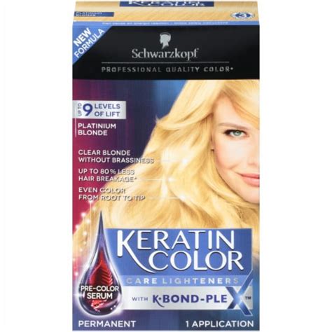 Schwarzkopf Keratin Color Platinum Blonde Hair Color, 1 ct - Ralphs