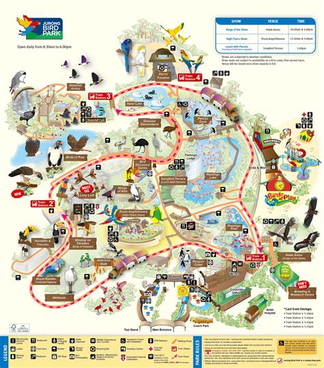 Jurong Bird Park Map - Share Map