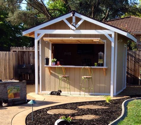 Our new bar shed...time for a party! | Bar shed, Backyard storage sheds ...