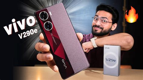 vivo V29e Unboxing & Review ⚡️ | Slimmest Phone With 3D Curved 120Hz Display | At RS 24,499/- 🔥 ...