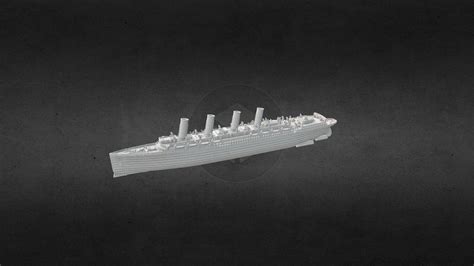 RMS Mauretania 1:1000 - 3D model by vandragon_de [76e959a] - Sketchfab