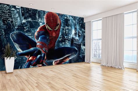 SPIDERMAN Wall Mural Wall Print Wallpaper | Etsy