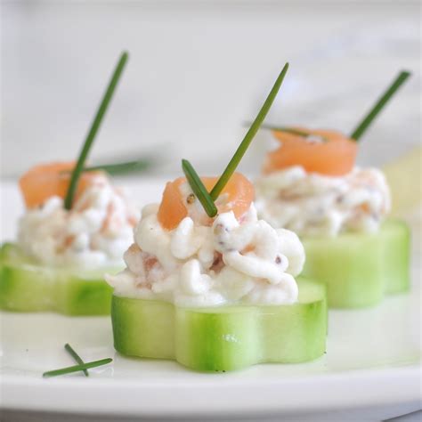 Cooking with Manuela: Smoked Salmon Mousse Cucumber Bites