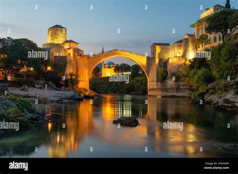 Mostar night hi-res stock photography and images - Alamy