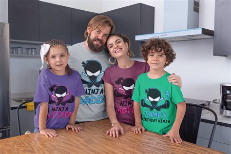 Ninja Kidz TV Shirt Personalized Ninja Kidz Birthday Family - Etsy