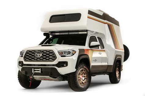 Into Overlanding? Check out the Throwback-Styled Tacoma Camper Toyota Brought to SEMA This Year