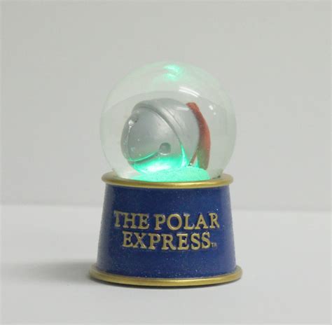 THE POLAR EXPRESS ™ Snow Globe - 45mm Bell in Snow - Lighted – Rail Retail