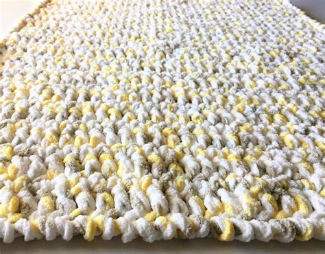 Crochet Baby Blanket Yellow Baby Blanket Newborn Blanket | Etsy