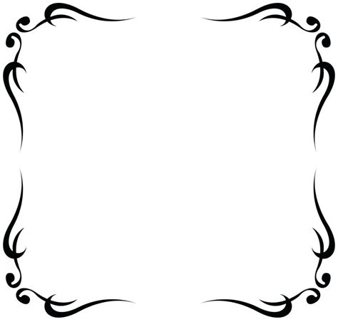 Decorative borders clipart outline pictures on Cliparts Pub 2020! 🔝