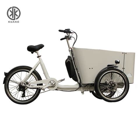 KK6006 Front Loader Electric Cargo Tricycle (250W, 10Ah, 6 Speed) - Kuake Bicycle