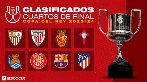 Estos son los clasificados para cuartos de final de la Copa del Rey 2023-24