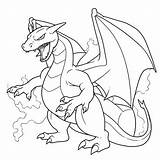 Pokemon X And Y Mega Charizard Coloring Pages sketch template