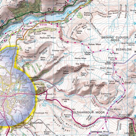 Peak District National Park Map