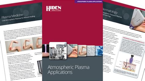 New Atmospheric Plasma Applications Catalogue - Hiden Analytical